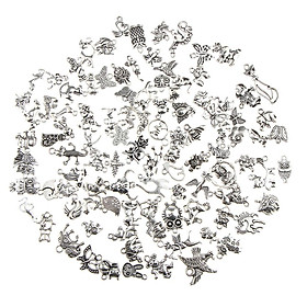 100pcs Bulk Wholesale Mixed Charms Pendants DIY Jewelry Making and Crafting