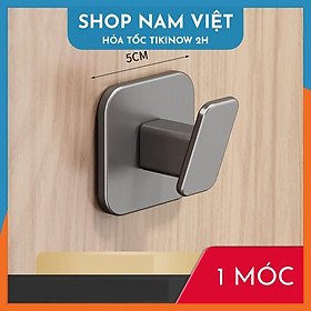 Móc Treo Quần Áo Dán Tường Nhôm Không Gian Cao Cấp