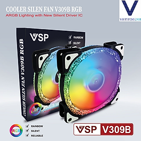 Fan V309B LED RGB - Hàng chính hãng