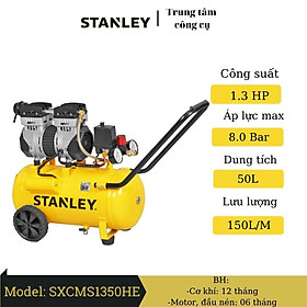 Máy nén khí không dầu 50L Stanley SXCMS1350HE - Trung Tâm Công Cụ