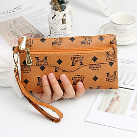 Ví nữ dài cầm tay G0011 khóa kéo sang trọng, đường may tỉ mỉ, chắc chắn, nhiều ngăn tiện dụng, chất liệu da cao cấp