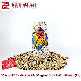 Mua Lọ hoa dáng bom vẽ diều Gốm Sứ G&T