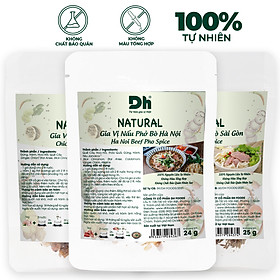 Combo 3 loại Natural Gia vị nấu phở Dh Foods