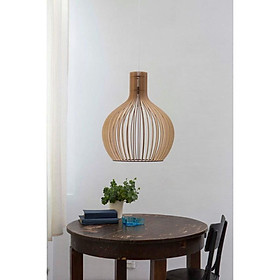 Đèn Gỗ treo trần decor DIY 147