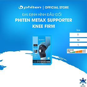 Đai Định Hình Đầu Gối Loại cứng Phiten Metax Supporter Knee Firm AP232003/AP232004/AP232005
