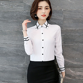 Áo sơ mi nữ công sở dài tay dễ dàng phối đồ đi làm CS147