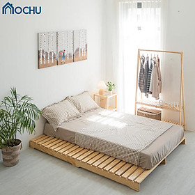 Giường Ngủ Pallet Gỗ Thông OCHU - Pallet Bed - Natural