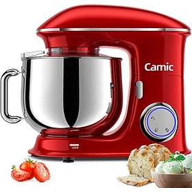 Mua Máy nhào bột CAMIC thố 8L 1500W model SM-1552- trộn được 1 2 kg bột khô - Bánh răng kim loại cao cấp - hàng chính hãng Đức