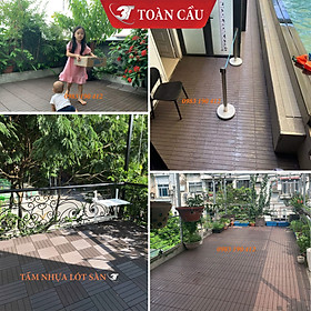Mua Combo 20 Tấm Lót Sàn Nhựa Ban Công 3T  Vỉ Nhựa Lót Sàn Ban Công  lót sàn nhà tắm  trang trí sân vườn  chống nóng sân thượng