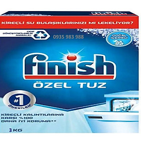 Muối rửa bát Finish 3kg làm mềm nước trong máy rửa bát, muối finish 1.2kg, muối rửa chén finish 1.5kg , muoi rua bat finish salt 3kg