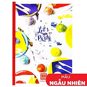 Vở Study Let's Party - Kẻ Ngang 80 Trang - Hồng Hà 1424 (Mẫu Màu Giao Ngẫu Nhiên)