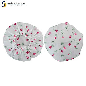 Mũ tắm bảo vệ tóc họa tiết hoa Seiwa - Hàng Nội Địa Nhật Bản