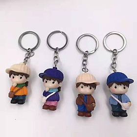 Móc Khóa Hình Chú Bé Đội Nón Nhiều Kiểu Kute