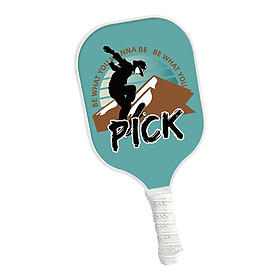 Pickleball Paddle Portable Comfort Nonslip Grip Pickle Ball Racquet Lightweight Pickleball Racket Honeycomb Core for Exercise Outdoor Indoor