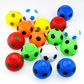 Bộ 3 quả bóng đá Fidget Spinner cầm tay bằng nhựa cho bé cầm nắm và vui chơi giúp phát triển các giác quan & thư giãn