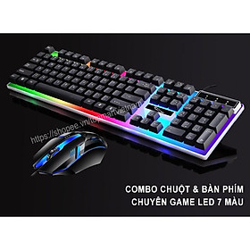 Chuột, Bàn phím giả cơ chuyên game cao cấp g21 led 7 màu