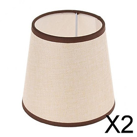 2x Linen Lampshade Wall Lights Ceiling Pendant Light Chandelier Shade Type 1