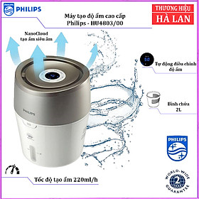 Máy tạo độ ẩm Philips công nghệ NanoCloud cao cấp HU4803/00 - Hàng Nhập Khẩu