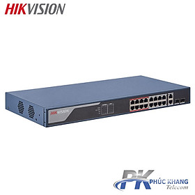 Mua Switch mạng thông minh 16 cổng PoE  HIKVISION DS-3E1318P-EI  (Hàng chính hãng)