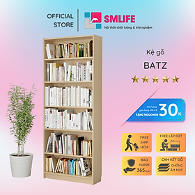 Mua Kệ đựng sách bằng gỗ đa năng  tiện lợi SMLIFE Batz