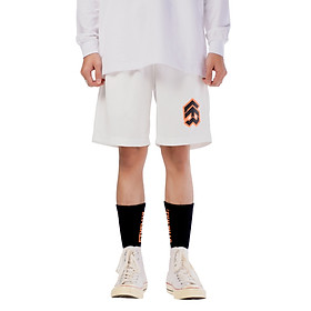 Quần Short 5THEWAY Trắng aka 5THEWAY /stroke/ BIG LOGO MESH SHORT in WHITE