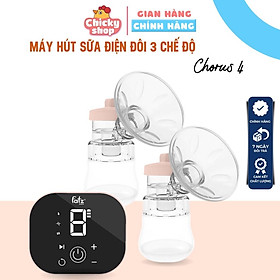 Máy hút sữa điện đôi Chorus 4 FatzBaby FB1101TY