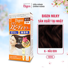 Thuốc nhuộm phủ bạc Bigen Milky nhập khẩu Nhật Bản, nhuộm tóc bạc hoàn toàn, nhuộm dễ tại nhà 80ml dạng kem