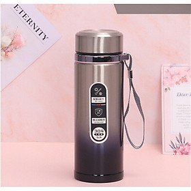 Bình Giữ Nhiệt Inox 304 Không Gỉ Cao Cấp 1000ML Phong Cách Có Dây Treo Tiện Dụng