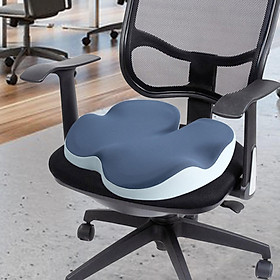 Memory Foam Seat Cushion Office Chair Cushions with Zipper Comfortable Seat Pad Memory Foam Pillow for Car Traveling