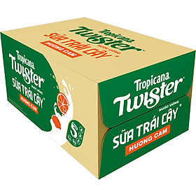 Thùng 24 Chai Nước Trái Cây Sữa Juicy Milk Vị Cam (290ml)