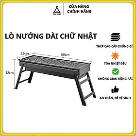 Mua Lò nướng kéo ngoài trời Suncojia tặng dụng cụ hỗ trợ  giá nướng than gỗ  có thể gấp gọn và di động