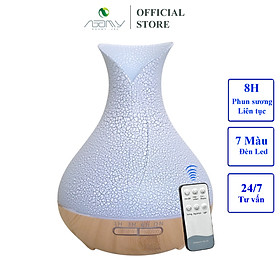 Mua  Hàng Chính Hãng  Máy Xông Tinh Dầu Phun Sương Tạo Ẩm Tuy Lip Dung Tích 550ml Có Điều Khiển   Chế Độ Hẹn Giờ 1h/3h/6h/on Đèn Led 7 Màu Phun Sương Tạo Âm Trong Phòng Điều Hòa