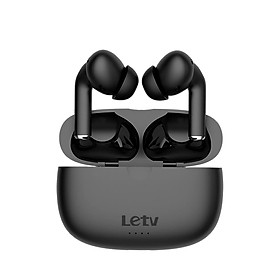 Tai nghe nhét trong tai ANC Thể thao với điều khiển cảm ứng thông minh Hỗ trợ sạc không dây Letv Ears Pro TWS BT5.1-Màu đen