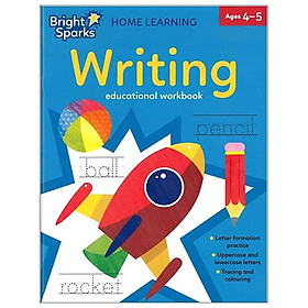 Download sách Bright Sparks Writing Educational Workbook Ages 4-5