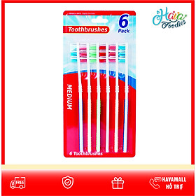 Bàn Chải Đánh Răng Đầu Linh Hoạt Bộ 6 Cái Uncle Bills – Toothbrushes