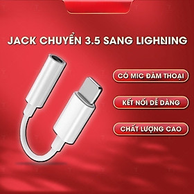 Mua Dây Cáp Chuyển Đổi Âm Thanh Cho Iphone  Ipad Sang Cổng 3.5mm - Hàng Nhập Khẩu