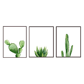 Mua Bộ 3 Tấm Tranh Trang Trí Phòng Ngủ Hoa Lá Bốn Mùa (40 x 60) Q28-039