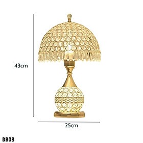 Mua Đèn ngủ để bàn Tân cổ điển DB08 đính pha lê cao cấp  mang cả không gian lãng mạn tới bên bạn