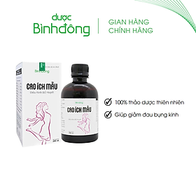 Bình Đông Cao Ích Mẫu - giúp giảm đau bụng kinh, điều hòa kinh nguyệt chai 280ml