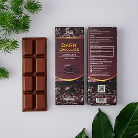 Kẹo socola đen đắng 70% cacao ít đường 20g Figo, vị đắng vừa dễ ăn