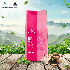 Trà Sen Cầu Đất 1650 – Túi Giấy 100g | Hương Sen Dịu Nhẹ – Vị Trà Xanh Thuần Khiết