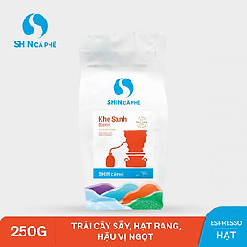 SHIN Cà Phê - Khe Sanh Blend 250g Hạt -Cà Phê Đặc Sản Pha Máy