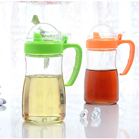 Mua Combo 2 bình đựng dầu ăn  nước mắm thủy tinh có nắp đậy GS00777