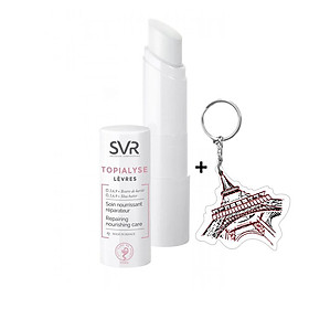 Son Dưỡng Môi SVR Dành Cho Môi Khô, Nứt Nẻ & Tổn Thương Topialyse Levres 4g + Tặng Kèm 1 Móc Khóa Hình Tour Eiffel Viền Đỏ