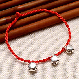 Cặp vòng tay chỉ đỏ có chuông