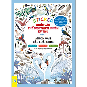Sách - Combo 5 cuốn Sticker Bước Vào Thế Giới Thiên Nhiên Kỳ Thú Tập 2 - ndbooks