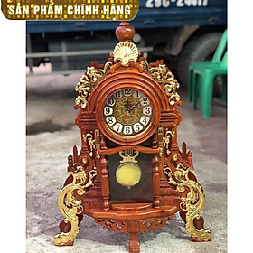 Mua Đồng hồ uyên ương gỗ hương dát vàng