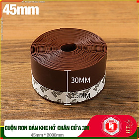Mua Ron Dán Che Khe Cửa  Chân Cửa 3M - Chống Gió Lùa - Chống Bụi - Chống Côn Trùng - Cuộn 02 Mét - Hàng Nhập Khẩu