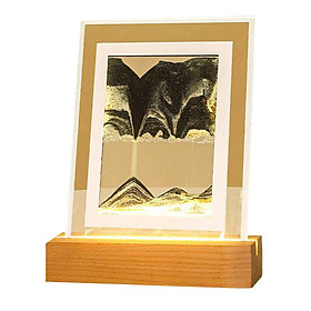 Flowing Moving Sand Picture Light Display USB  Home Decor