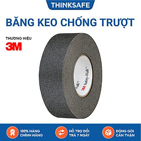 Mua Băng keo chống trượt 3M 610 keo dán chống trơn trượt  tăng độ nhám chuyên dùng chống trơn trượt cho cầu thang sàn nhà - màu đen - Bảo hộ Thinksafe